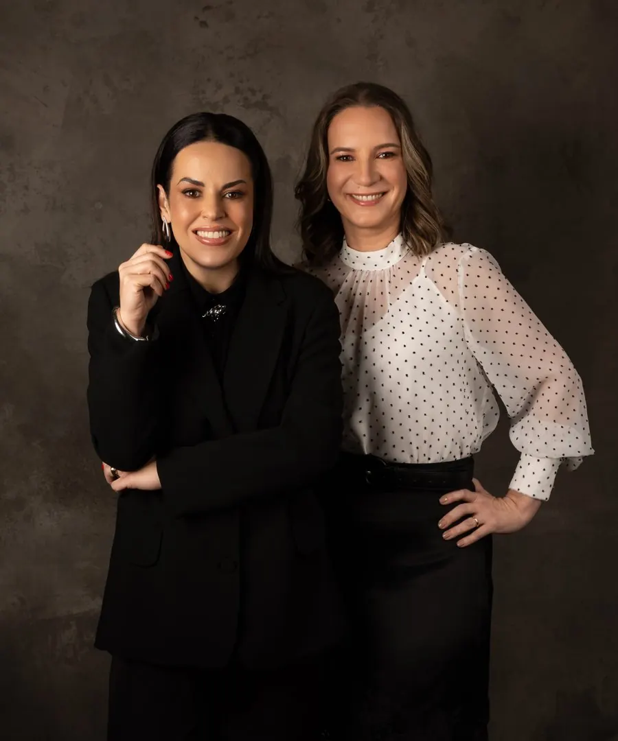 Prof. Christiane e Prof. Ana, da RespirePRO